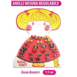 ANELLI BIMBA CON FARFALLA