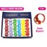 ANILLO MULTICOLOR BOXC36PCS