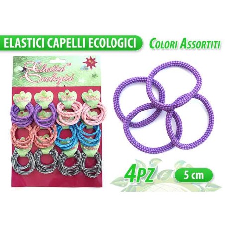 ELASTICO ECOLOGICO COL. QUADRETTI 4PZ