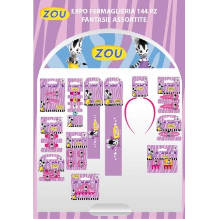 PANTALLA CERRADA 144 PCS ZEBRA ZOU