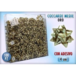 COCCARDA 2 MIS. ORO 100 PZ....