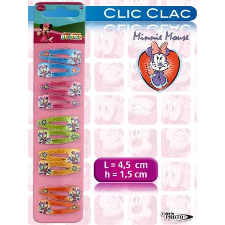 CLICK CLAC MINNIE 5 PARES 4" NS