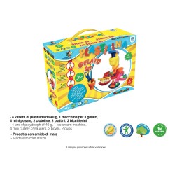 SET XHELATO PLASTILINA 16 PCS