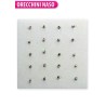 PENDIENTES SINGLE RHINESTONE WHITE NS