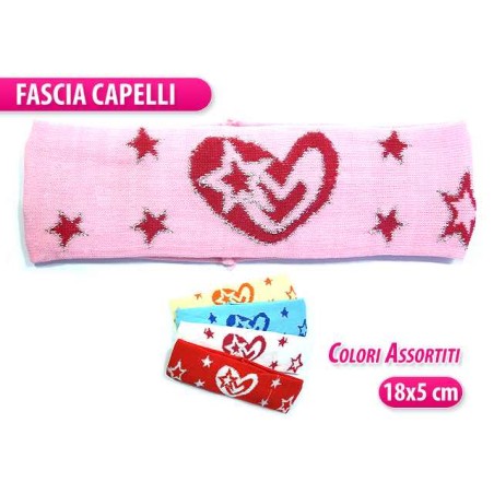 FASCIA BABY C/CUORI E STELLE COLORI ASS.