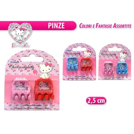 PINZA COPPIA 2,5 CM CHARMMY KITTY CK4573