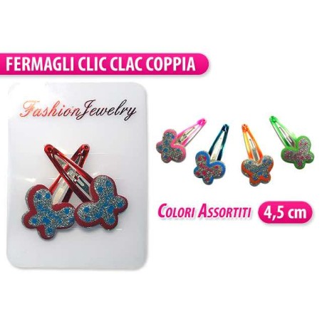 HAGA CLIC EN CLAC 2 PCS. MARIPOSA COLORE