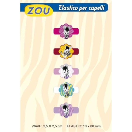 WAVY CUFFS 2 PCS ZEBRA ZOU