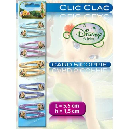 CLIC CLAC TINKERBELL CARD 10 PZ. W.D NS