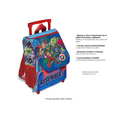 ZAINO TROLLEY ESTENSIBILE PREMIUM 40 CM 8032780947031